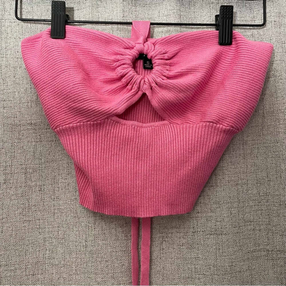 Almost Famous - Tube Top with Tie Neck